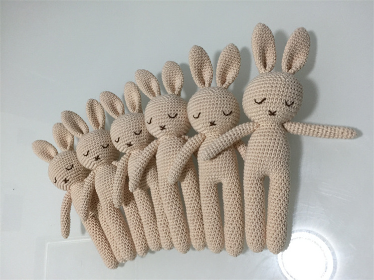 cotton 100% handmade amigurumi crochet bunny rabbit toy personalized baby amigurmi bunny doll