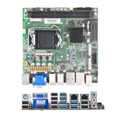 Fodenn OEM/ODM Intel Haswell I3/I5/I7 X86 DDR3 LGA1150 H81 10COM 14USB Port Standard MINI-ITX Industrial Motherboard