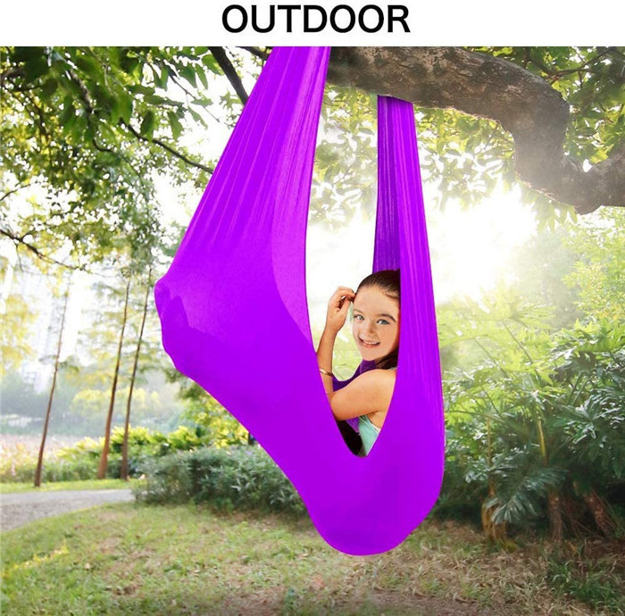 2021 NEW Design Bright colors Nylon Aerial yoga hammock swing for kids