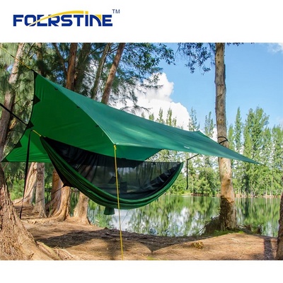 Lightweight Nylon Parachute Portable Outdoor Camping Rain Fly Sleeping Hammock With Mosquito Net