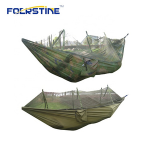 Ultra-Light Portable Camping Hammock with Mosquito Net Travel Camping Hiking Trip Parachute Hammock