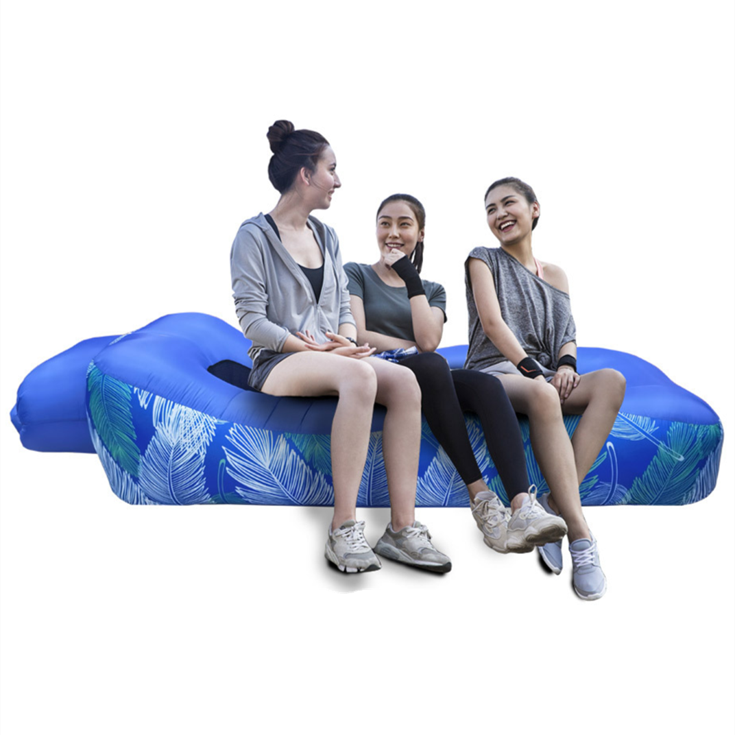 Sunshade folding beach outdoor inflatable bed chair