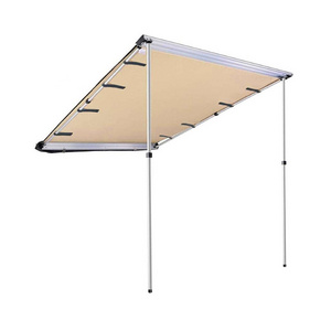 Outdoor Camping Travel  UV50+ Car Side Awning Rooftop Pull Out Tent Shade Shelter PU2000mm  portable foldable connectable canopy