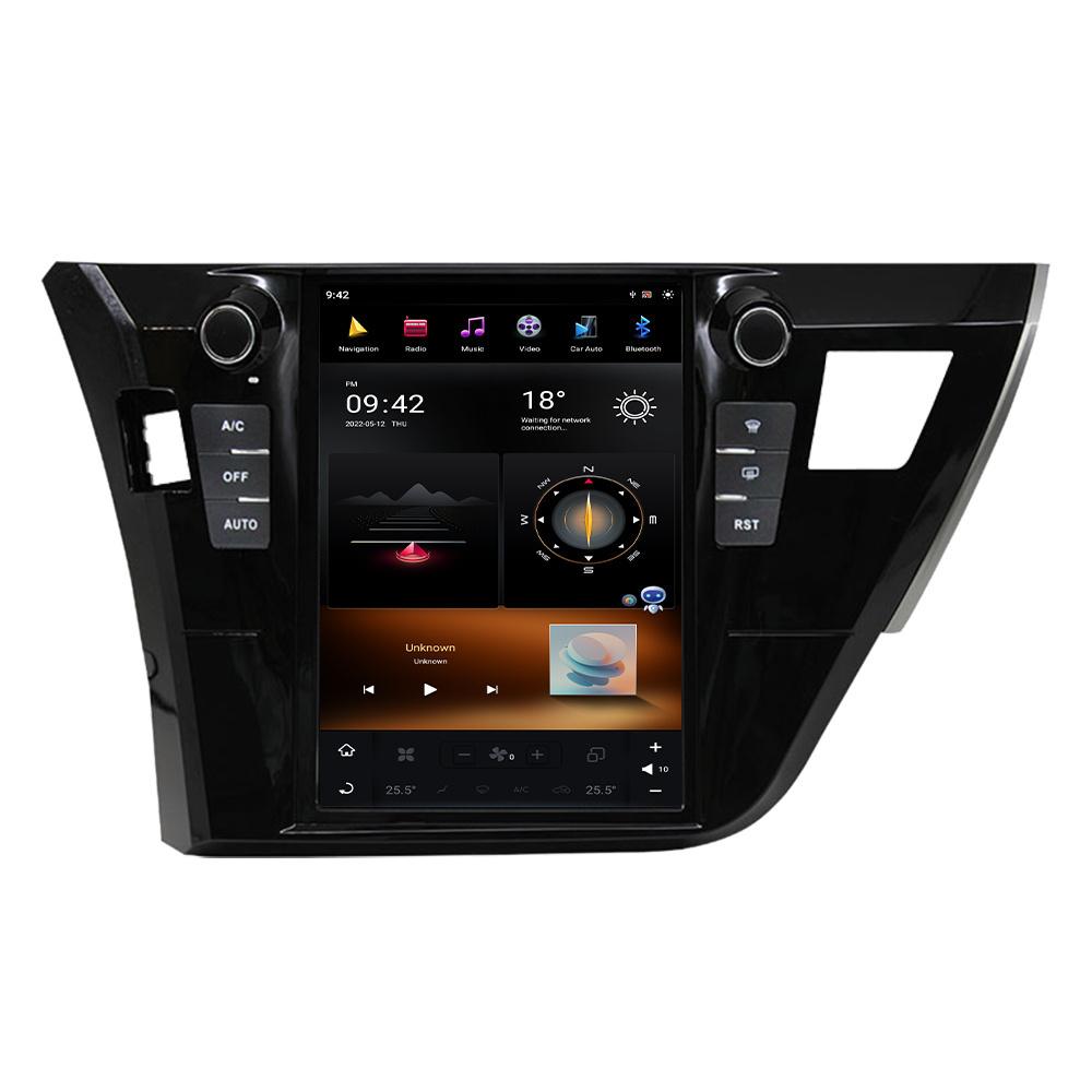 Android 11 Car Video Touch Screen Navigation 10.4  Inch Multimedia Auto Radio carplay For Toyota Corolla 2014 2015 2016