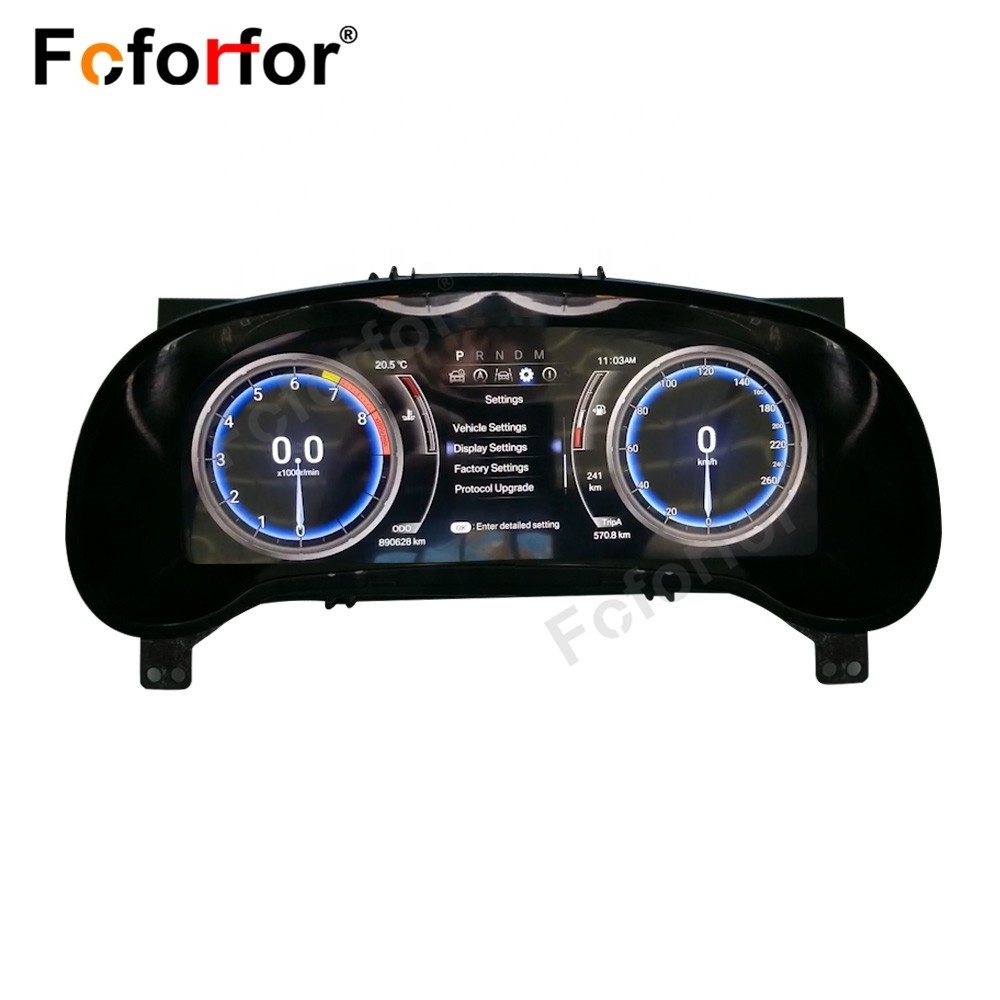 LCD Digital Cluster Virtual Cockpit For Lexus RX 2018-2021 Auto Electronics Dashboard Player Speed Meter Screen