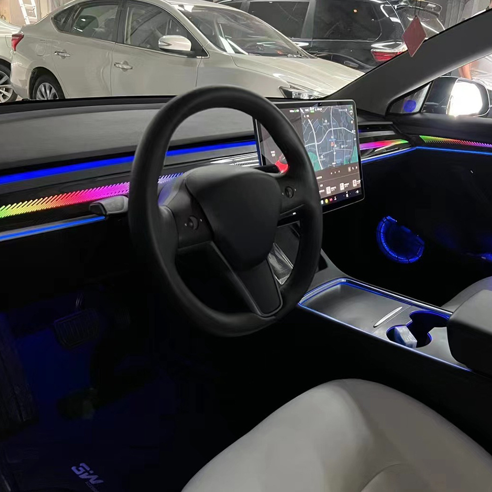 CAR ambient Light for Tesla model 3 model Y Auto LED Lighting System Atmosphere Lighting Car Decoration Lamp