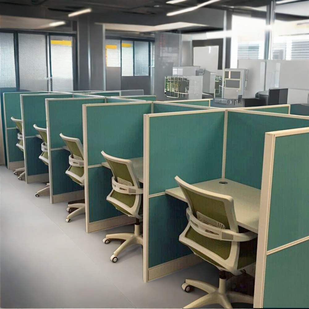 Sound Proof Call Center Workstation Insulator Cubicle Desk Furniture Modern Work Station Office Furniture Custom Color MDF