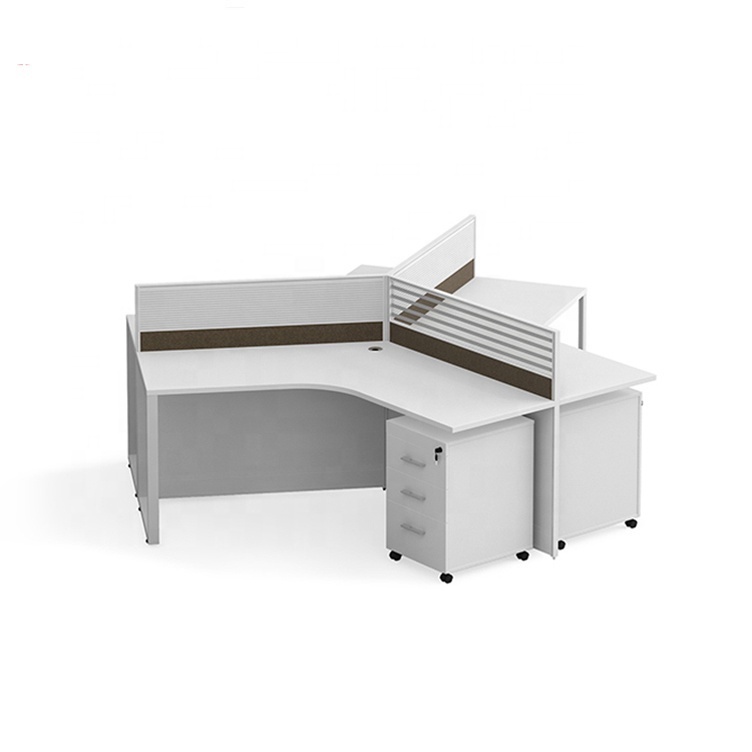 staff desk and chair combination simple and modern 4/6-person desk office furniture