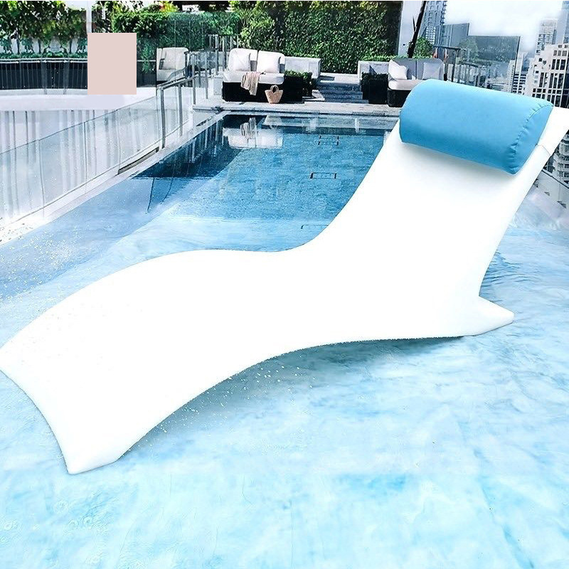 Pool Outdoor Lounge Chair New Swimming Pool in Water Ledge Loungers Sun Lounger Plastic Outdoor Furniture Modern