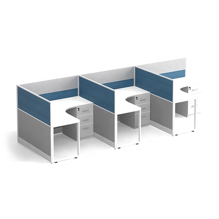 staff desk and chair combination simple and modern 4/6-person desk office furniture