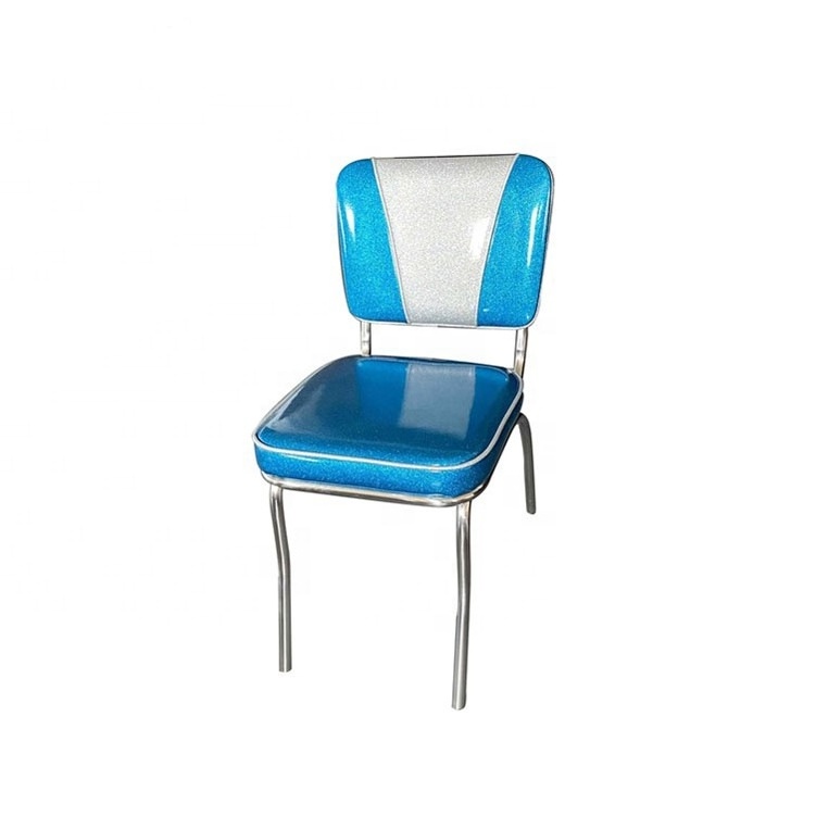 Commercial Diner Furniture Metal Chairs For Restaurant Retro American Style Restaurant Chair