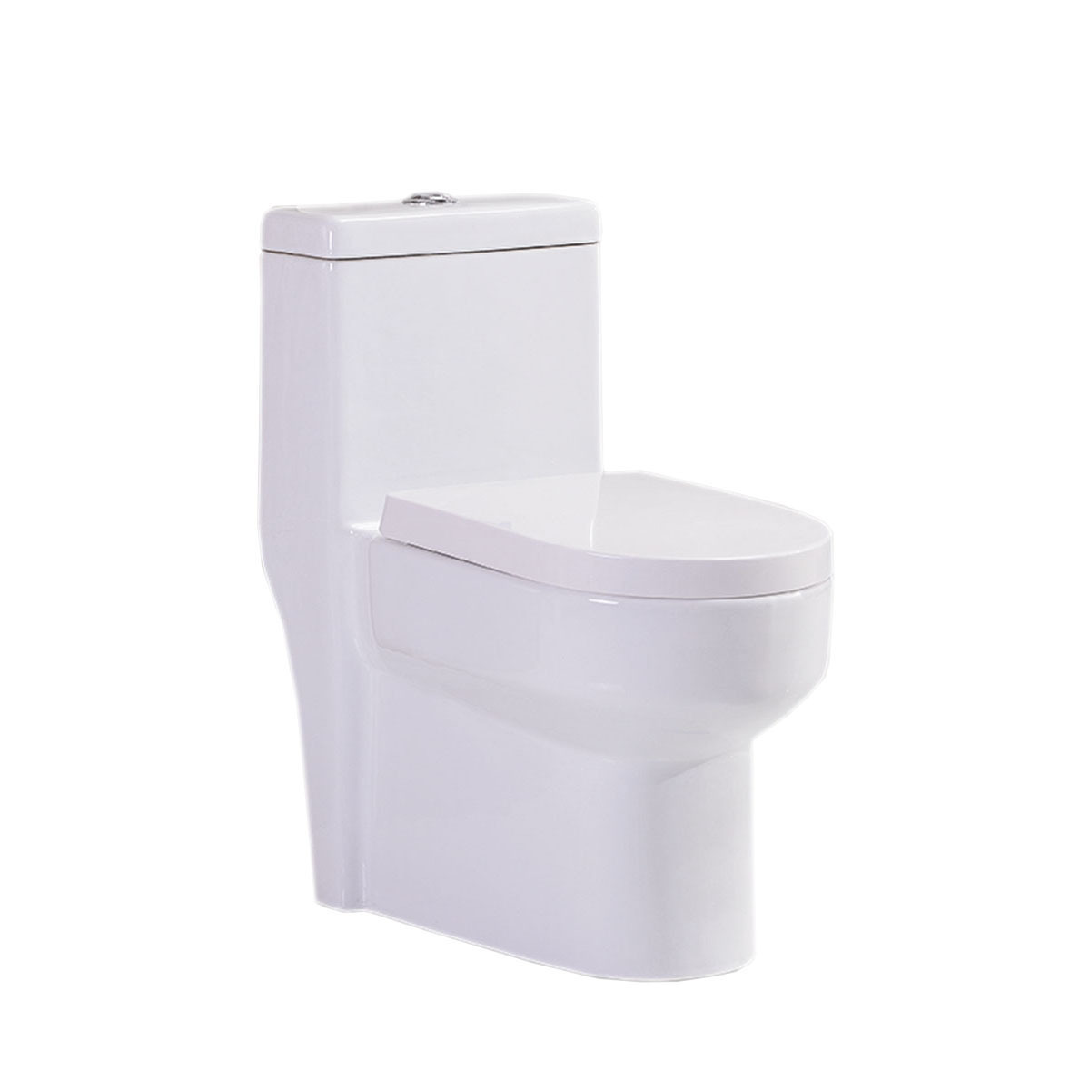 Modern Chinese Toilet Bowl 1 Piece Toilet Commode White Power Flushing One-piece Toilet For Sale