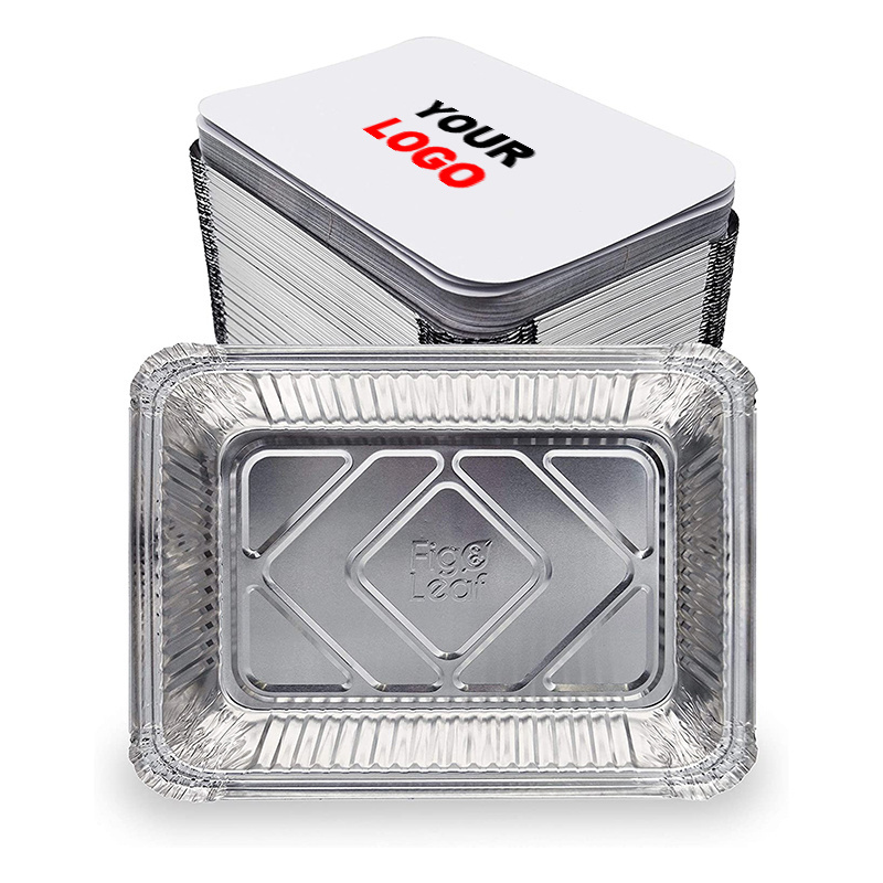 Food Grade High Capacity Aluminum Foil Container Disposable Foil Loaf Pan Aluminum Foil Baking Tray