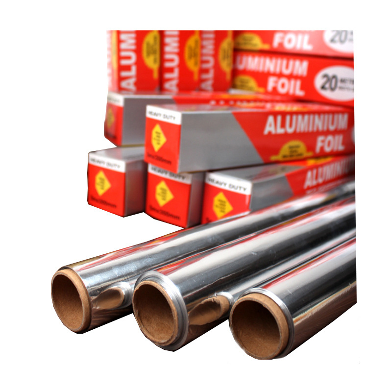 Hot Sale 8011 Aluminum Foil Roll Household Kitchen Use Food Packing Aluminum Foil Paper Roll For Grill