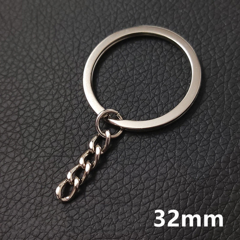 wholesale custom logo stainless steel metal key chains blank key chain metal plaques laser cut with logo