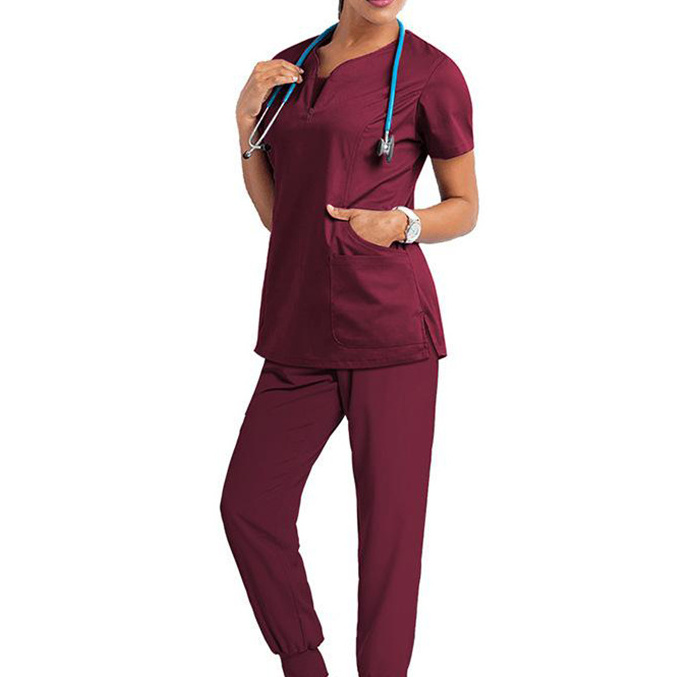 Non Woven Hospital Medical Scrub Uniform Wholesale Hospital Clothing Patient Hospital Gowns Uniform Ceil Blue Scrubs Uniforms