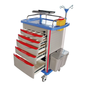 Hospital Cart Emergency Trolley Medical Crash Cart Hospital Clinic Emergency Treatment Medicine Trolley Crash Cart