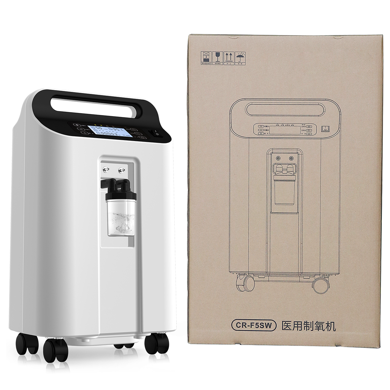 High Quality home Use Medical Purity 96% 5l 10l 15l 20l 10 Liter 15 Liter Portable Oxygen Concentrator