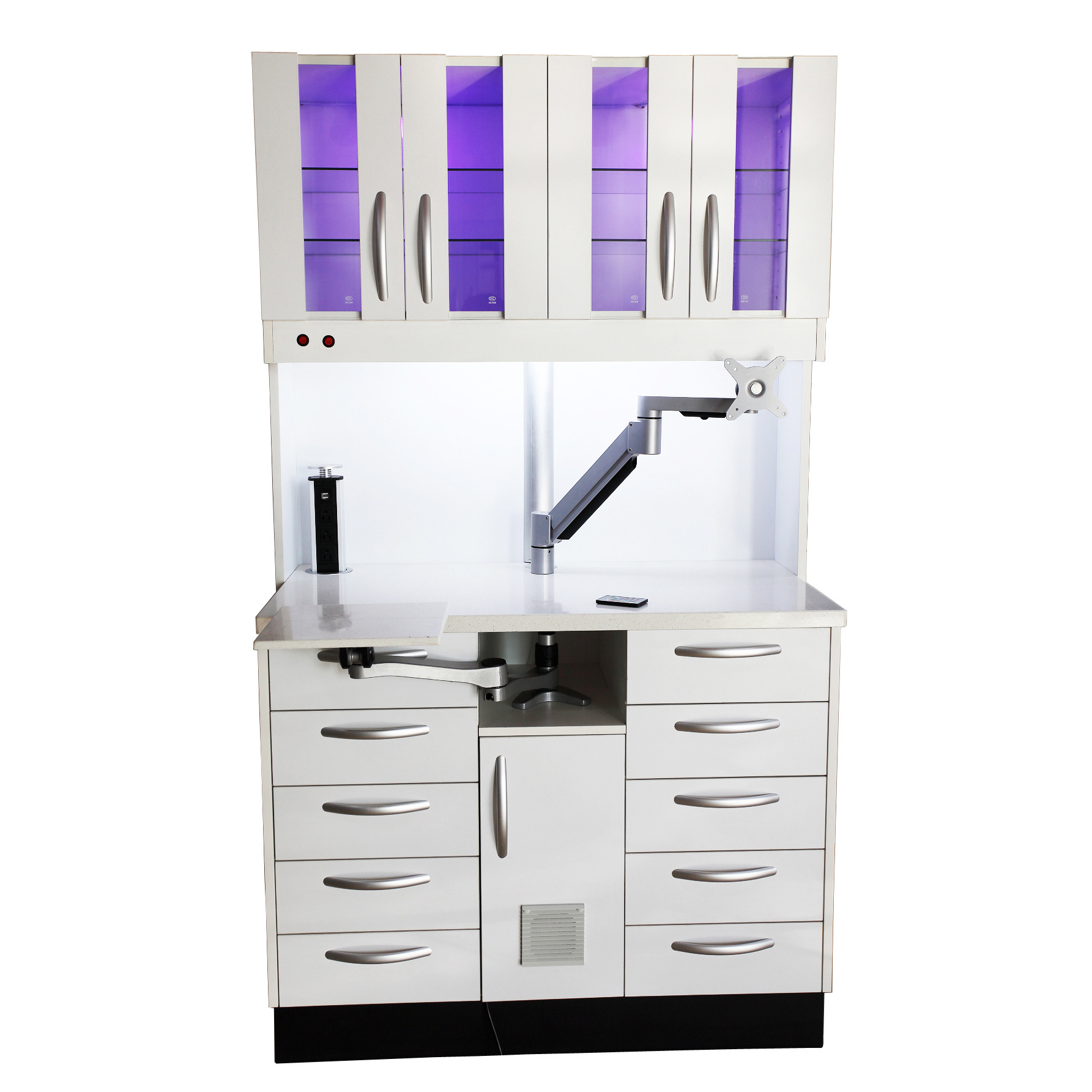 Medical Hospital Custom Trolley Dental Office Lab Laboratory Cabinet Furniture for Clinic with Sink for sale