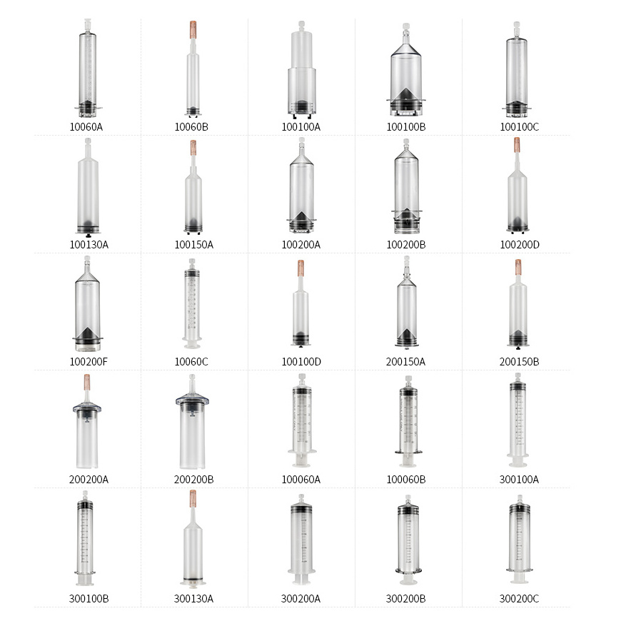 Ct scan high pressure angiographic injector syringes 200ml