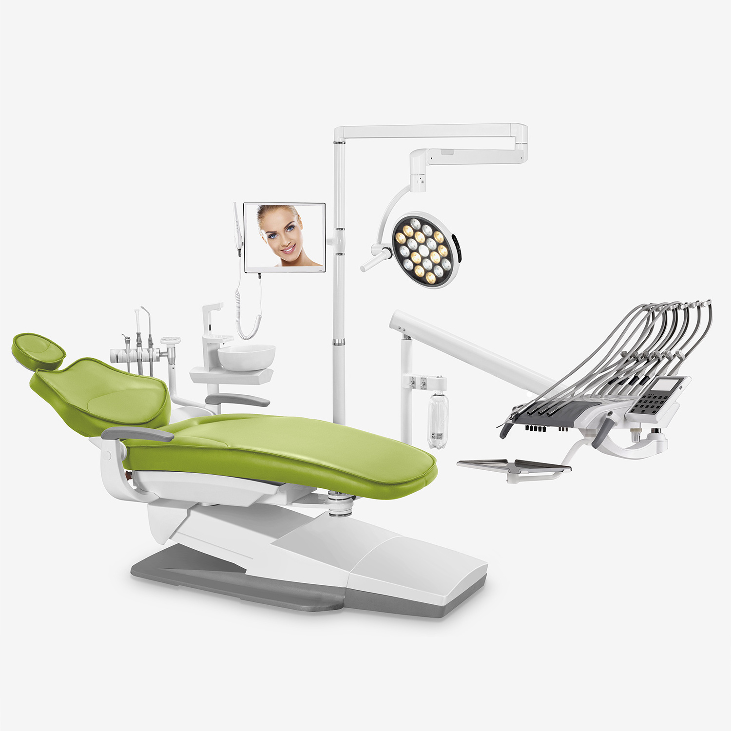 Top mounted dentist chair dental chair unit set dental treatment machine dental equipment