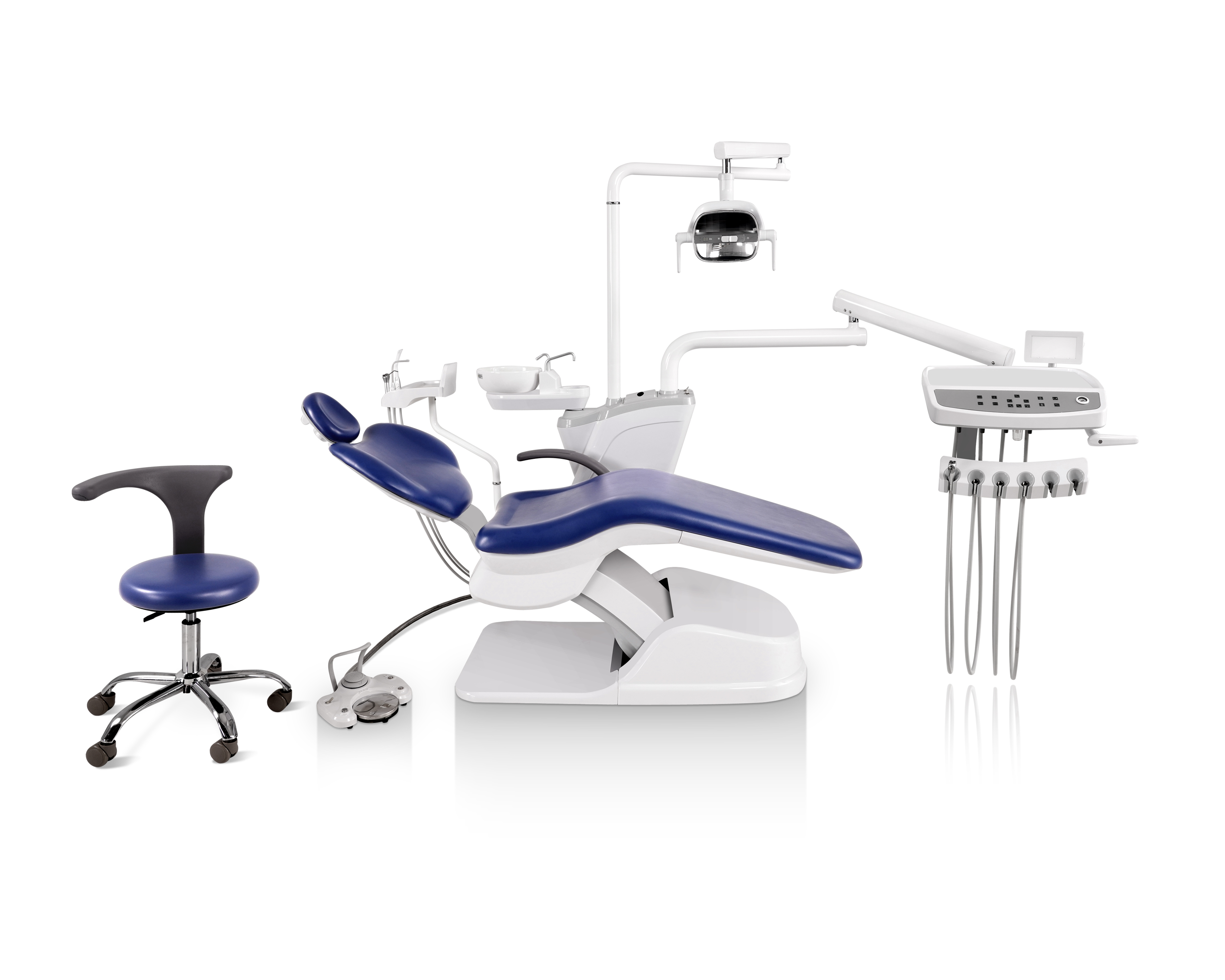 China Mobile cart best cheap foshan dental chair full cover dental chair equipment price dental unit for sale