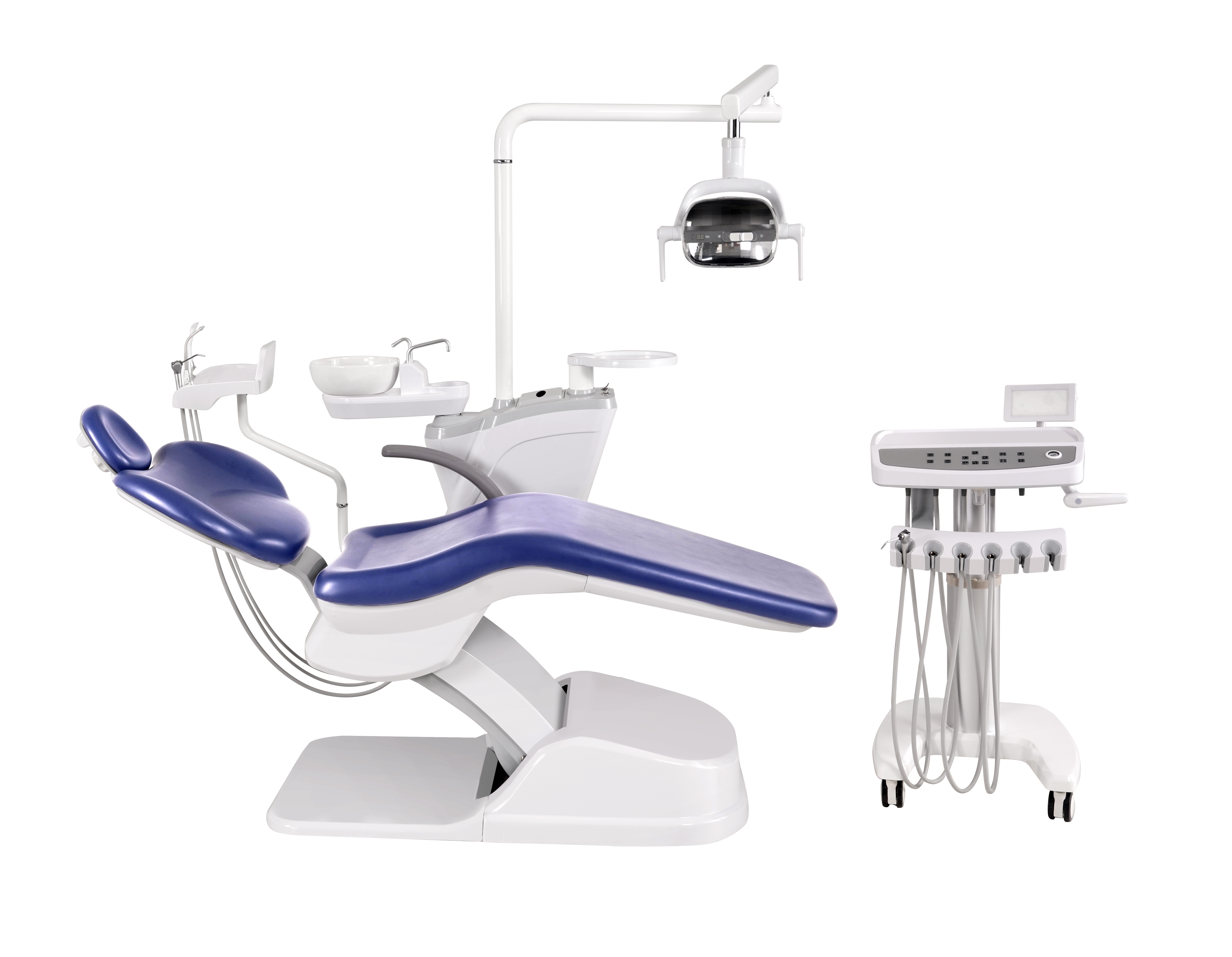 China Mobile cart best cheap foshan dental chair full cover dental chair equipment price dental unit for sale