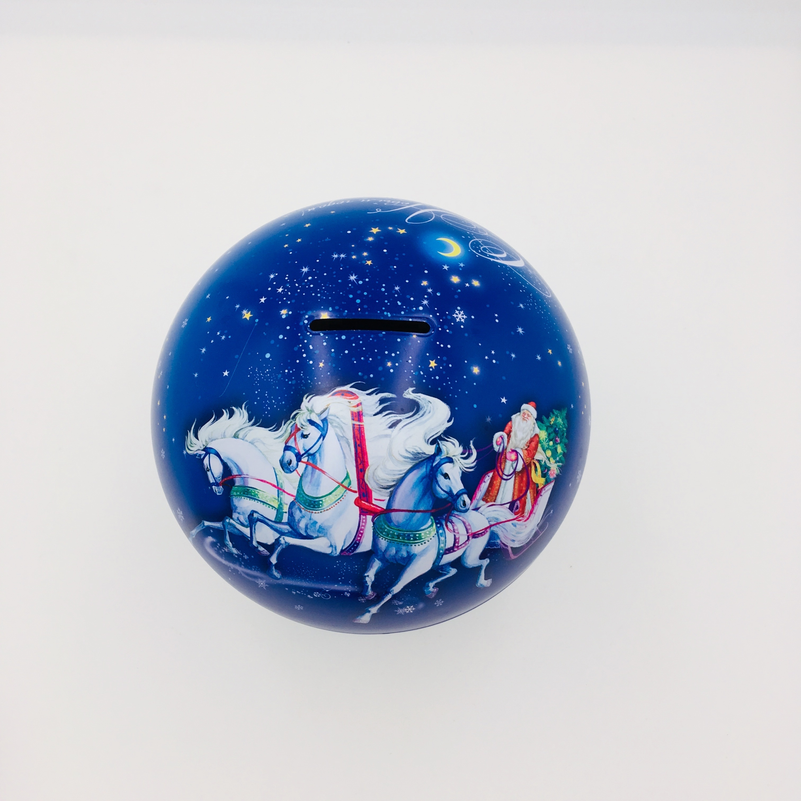 customized promotional gift tin ball for Christmas