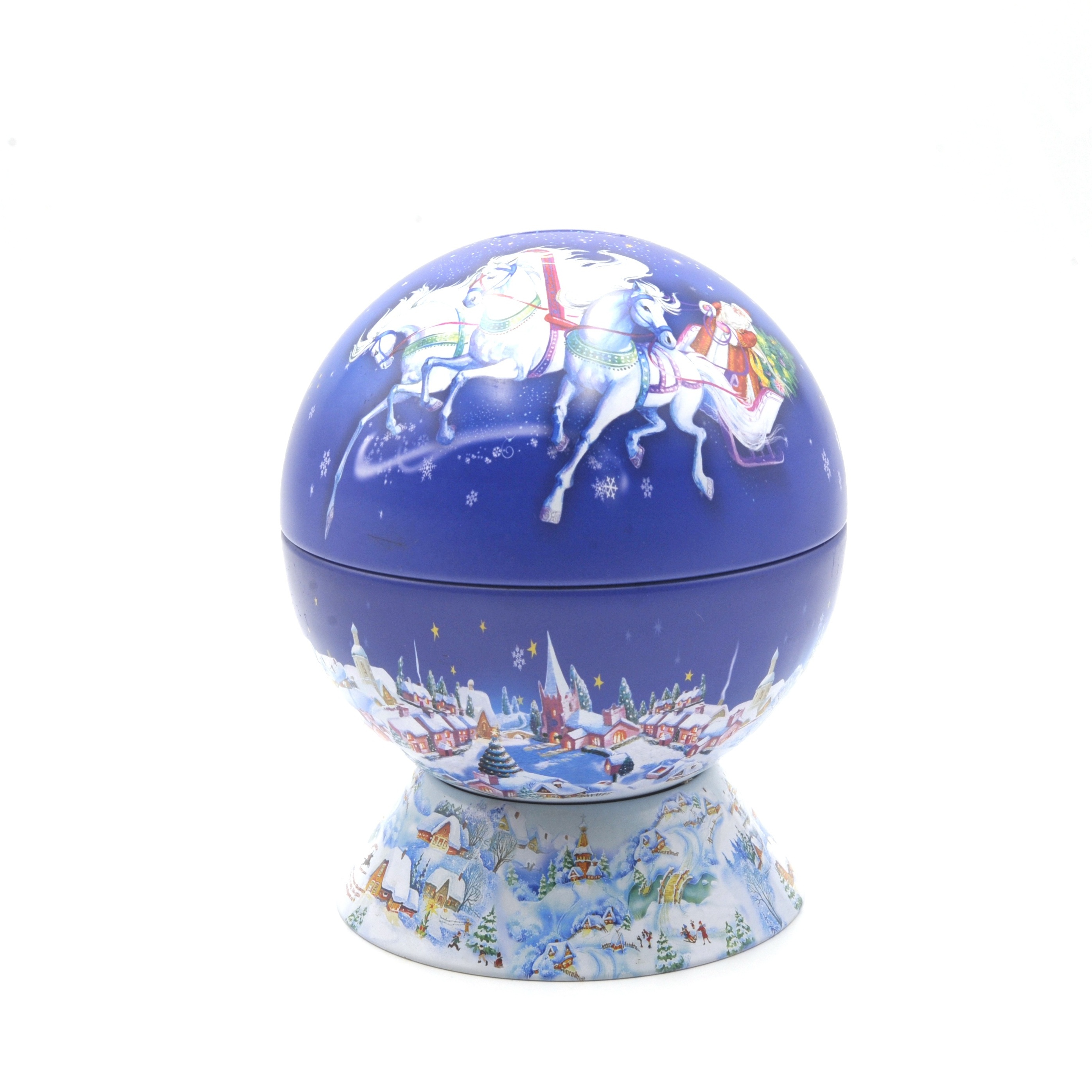 customized promotional gift tin ball for Christmas