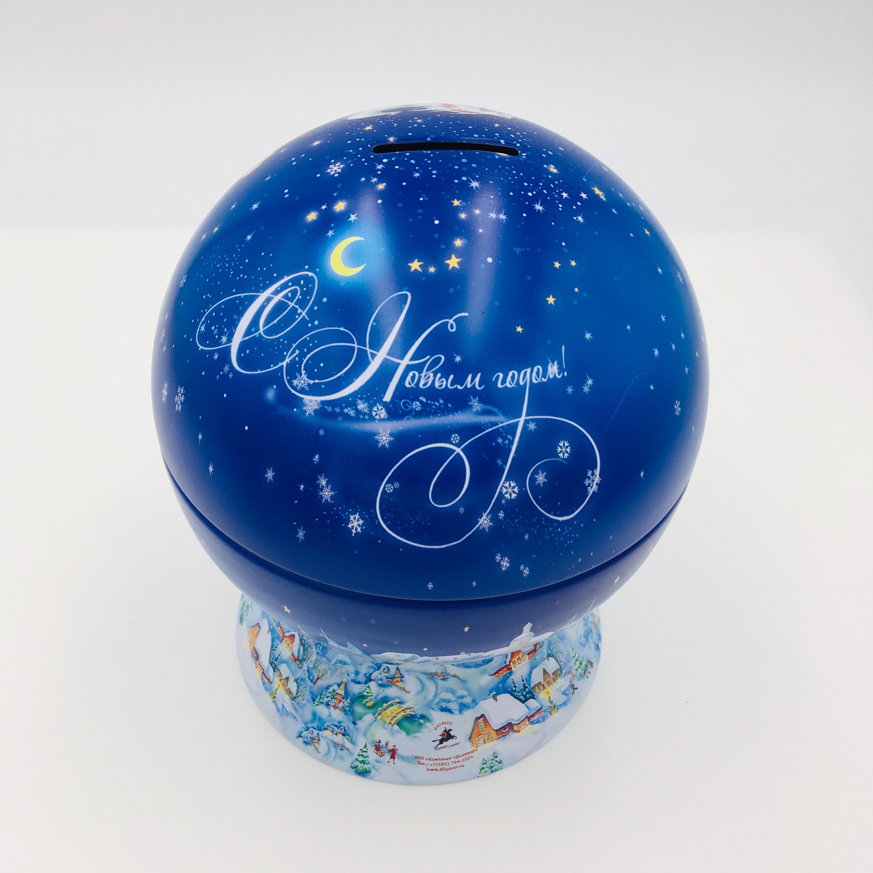 customized promotional gift tin ball for Christmas