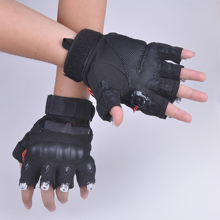 Laser gloves party dancing laser gloves rechargeable battery 1/2/3/4/5 laser point