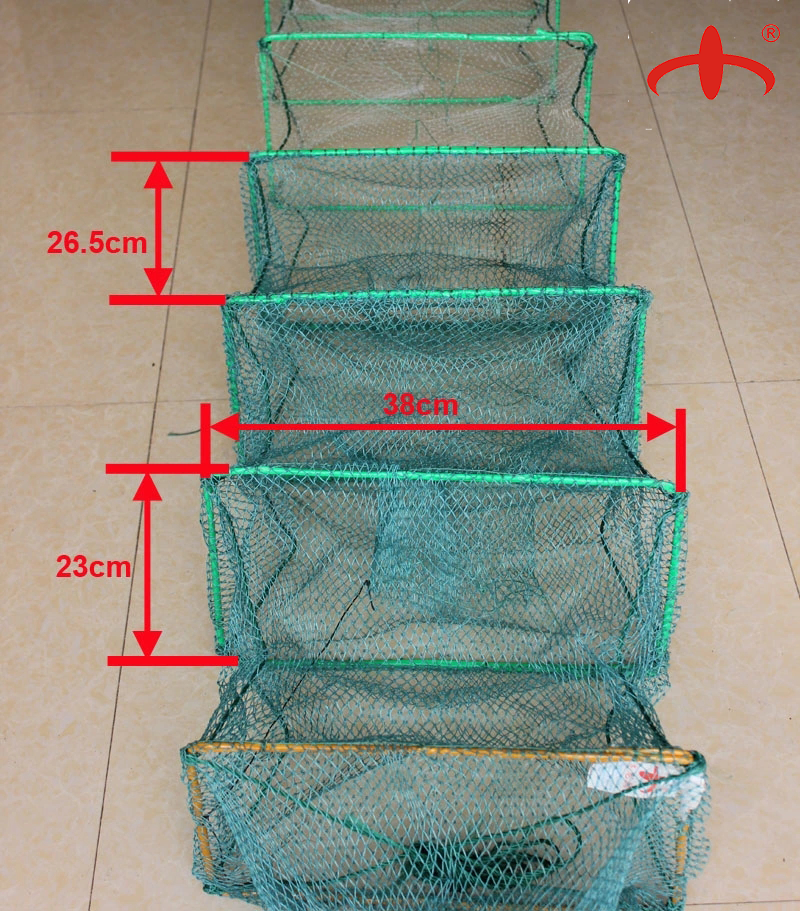 2020-2021Malaysia hot sale long train fishing trap for crab lobster shrimp on sale HC 120  31 sections folding rectangle