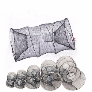 agriculture fishing trap eel trap round shape steel wire frame folding fishing crab / lobster / fish trap