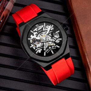 Top Chinese Auto Movement Luxury Stainless Steel Back Wrist Hand Automatic Watch for Men