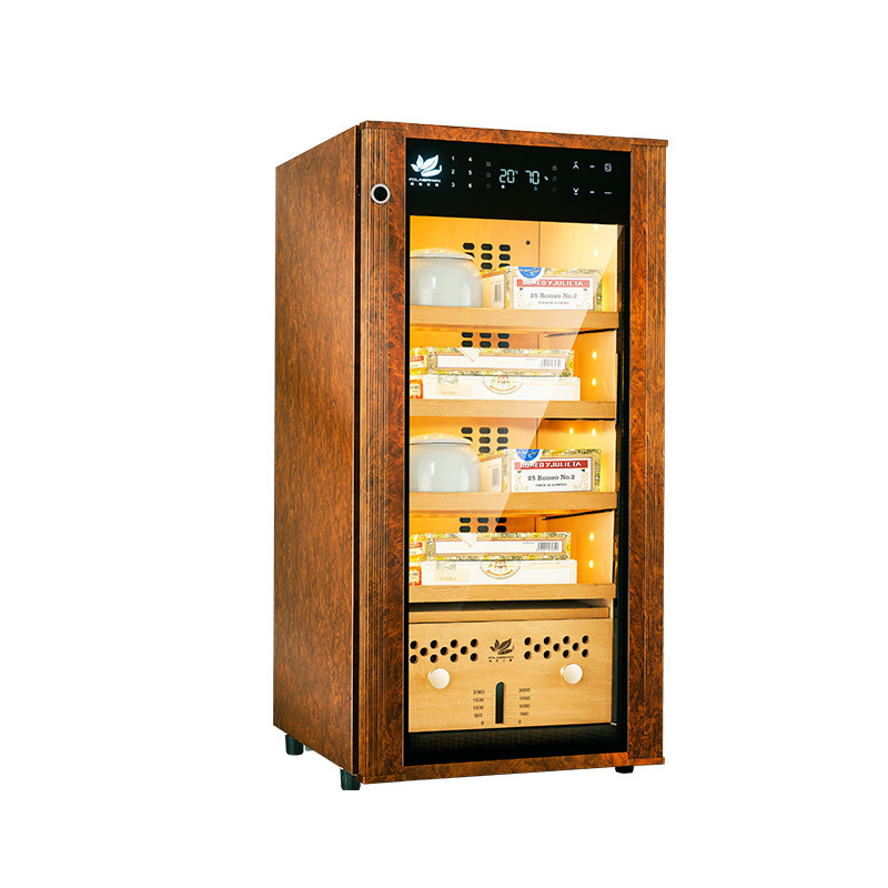 80L Electric Cigar Cooler Cigar Humidor with Constant Humidity Control up to 300 count