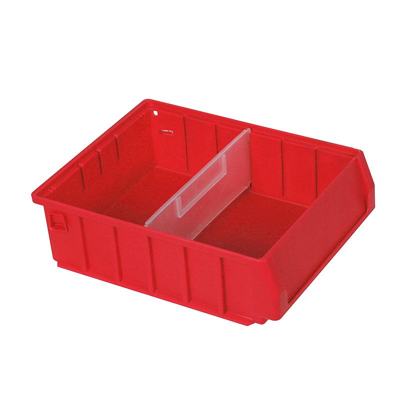 Stackable Spare Parts Storage Boxes Bin Plastic Warehouse Bins for Small Parts PE Carton Packaging Industrial Customized Logo