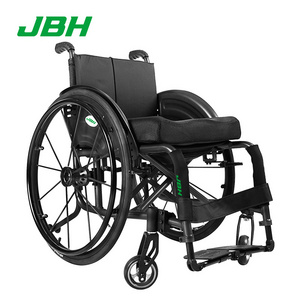 24" quick release tire folding lightweight sport wheelchairs with 1 year warranty