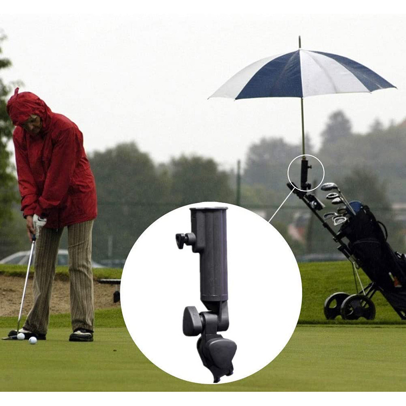 Golf Umbrella Holder Universal Plastic Golf Push Cart Trolley Umbrella  bracket