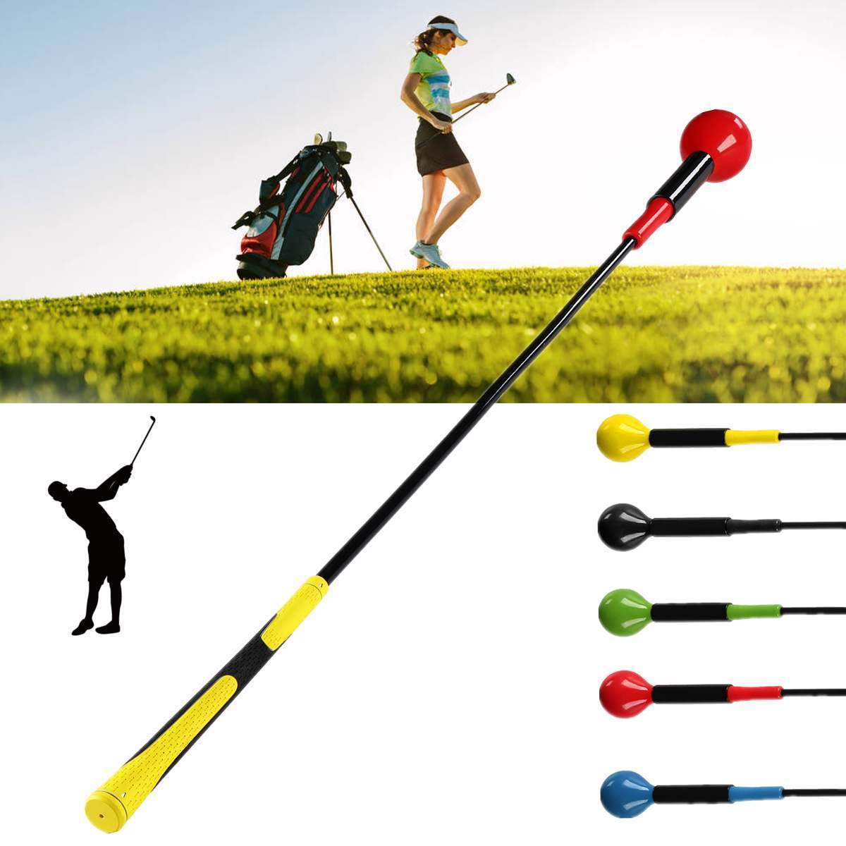 Wholesale customized Golf Tempo Swing Trainer Golf swing practice stick