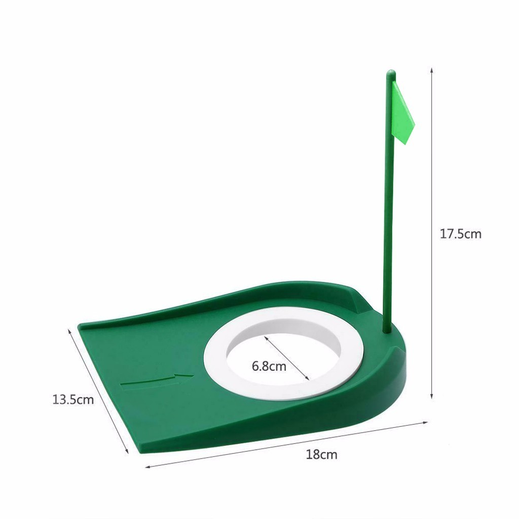 Golf Putting Green Cup golf Hole cup with Flag Indoor Home golf practice cup