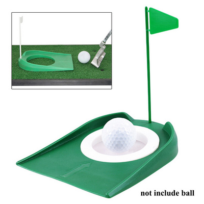 Golf Putting Green Cup golf Hole cup with Flag Indoor Home golf practice cup