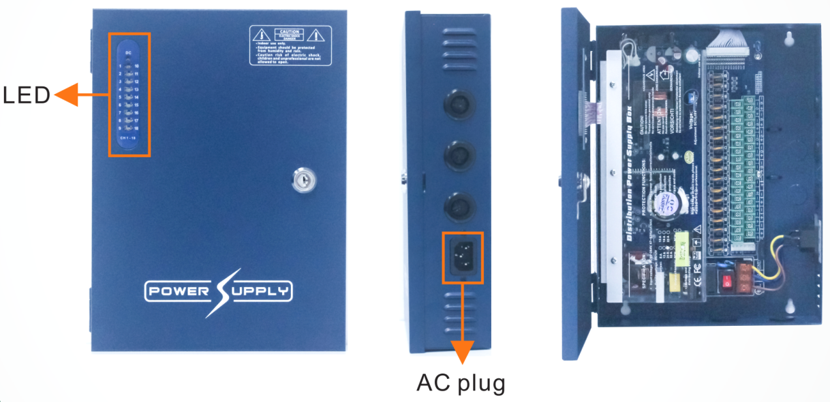 cctv power supply box 12vdc ups power supply uninterrupted power module for analog camera DVR access control lock alarm system