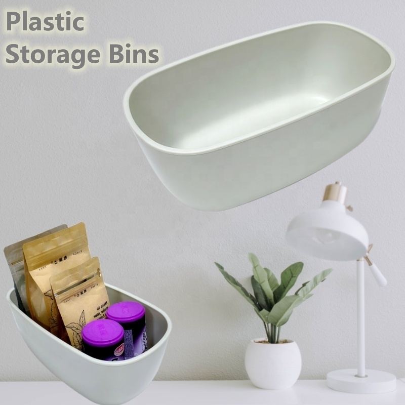 Organizing Closet Shelves Kitchen Pantry Shelf Large Organizer Baskets Container Box Plastic Storage Bins