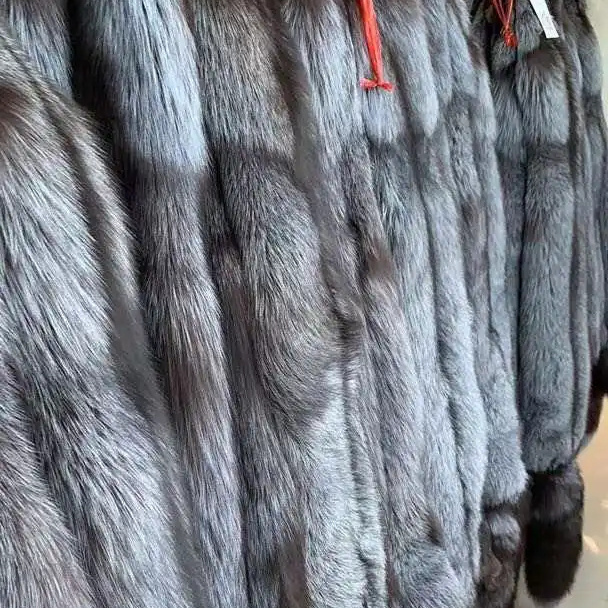 Genuine Soft Fluffy Natural Blue Fox Red Fox Silver Fox Fur Skins Pelts Hides