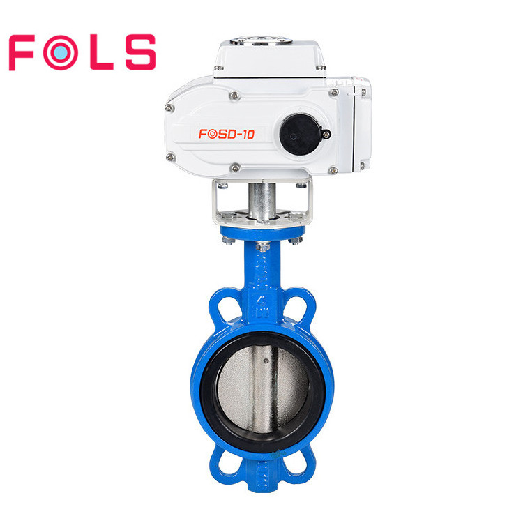 electric control soft seal water butterfly valve for drain