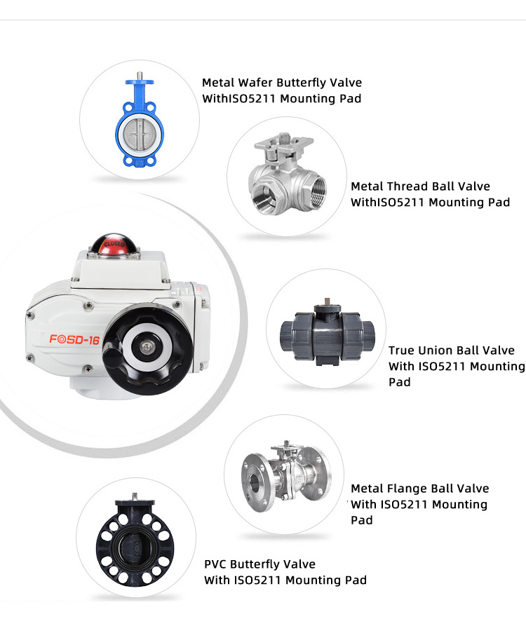 Butterfly Valve Motor Ball Valve Electric Actuator Remote Control Electrical Valve  90 Degree Rotork Actuator