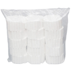 Factory Supply braided dental cotton roll 10*38mm non sterile package