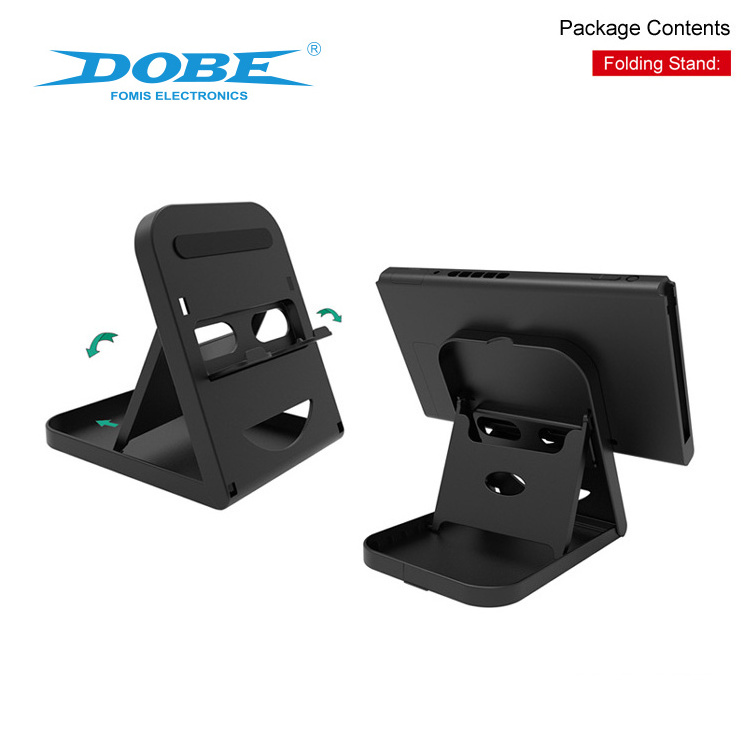 DOBE Factory Original Game Pack Kit Charging Dock Folding Stand TPU Case Charge Cable Fit For Nintendo Switch Console Accessory