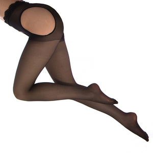 Sexy Tights 10D Seductive Mature Ladies Erotic Open Crotch Sheer Pantyhose