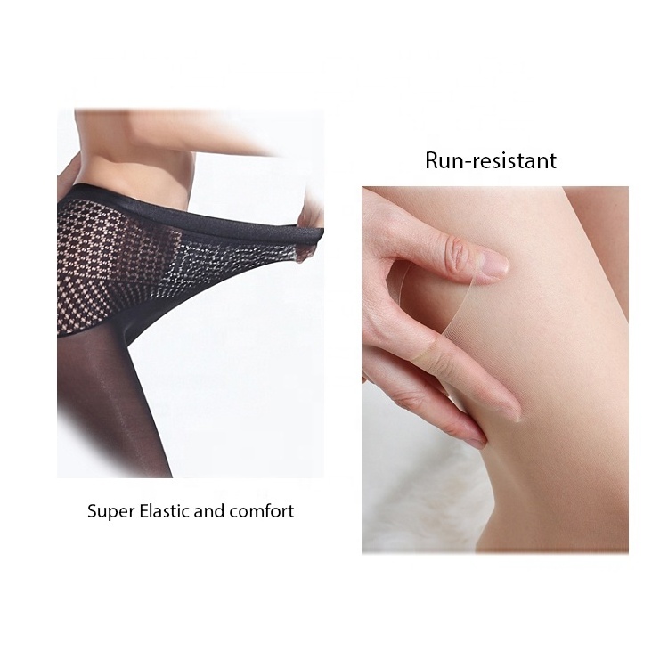 New mesh 360 seamless style breathable hip design snag resistence unbreakable female pantyhose